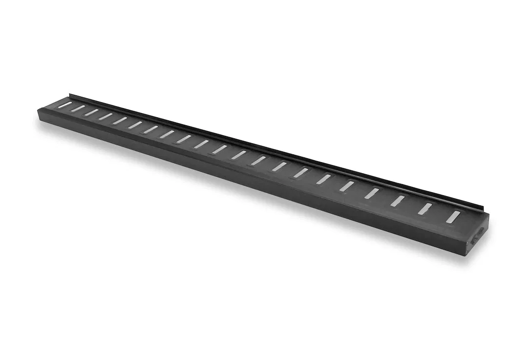 81825419 – ROMIK USA Running Board, Anodized Black Aluminum Unlighted 500 Pound Capacity With Mounting Bracket/ Hardw...